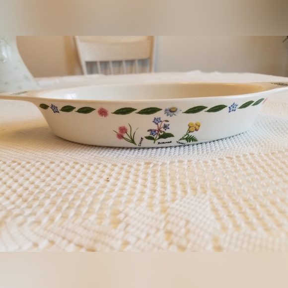 Kent Pottery Collection Au Gratin Ceramic Dish Herbs - Picture 2 of 8